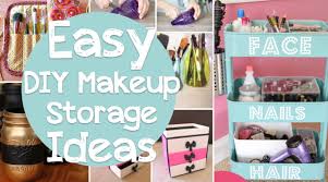 brilliant and easy diy makeup organizer