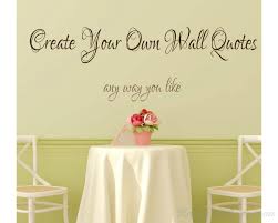 Create Your Own Words Custom Wall Decal