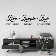 live laugh love wall art sticker