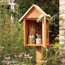 build a garden storage box diy