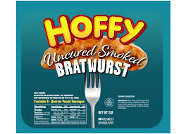 uncured smoked bratwurst hoffy s