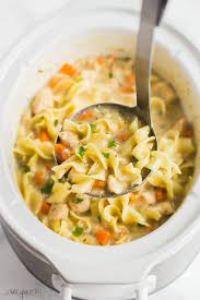 slow cooker creamy en noodle soup
