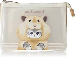 mofusand makeup pouch with 3 pockets