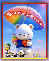 good morning teddy cards wish morning