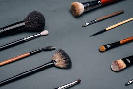 makeup brush set for eyes and face skin