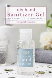 diy hand sanitizer gel how to make