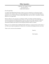 Secondary Education Sample Cover Letter