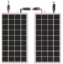 Solar panels in series are generally used when you have a grid the next method we will look at of connecting solar panels together is what's known as parallel wiring. Series Vs Parallel Connections Explained Renogy Solar
