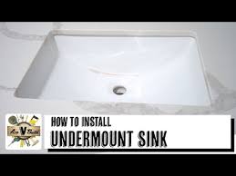 Installing an undermount sink from under an attached countertop. Undermount Sink Installation Fast Easy Way To Install Undermount Sink Youtube In 2021 Undermount Sink Sink Sink Diy