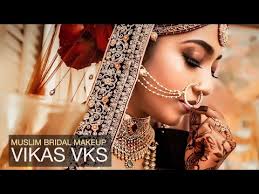 kerala traditional muslim bridal makeup