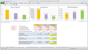 Excel Home Mortgage Loan Calculator Scenario Comparison