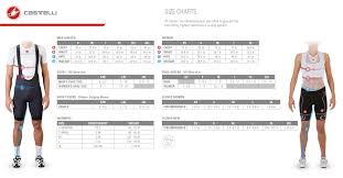 Size Chart Castelli 432bf3 Quality Products Contexto21 Com