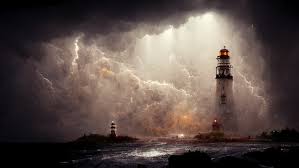 lighthouse night storm images browse
