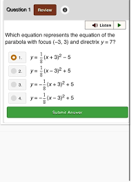 Which Equation Represents The Equation