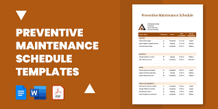 35 Preventive Maintenance Schedule