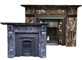 Antique Cast Iron Victorian Fireplaces