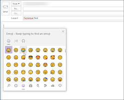 insert emoji in outlook desktop app