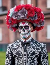 sugar skull costume men face swap