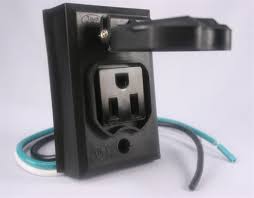 Add On Lamp Post Outlet Black