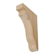 plain wood backet corbel