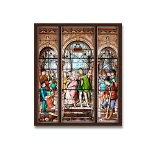 Miniature Faux Stained Glass Window 3