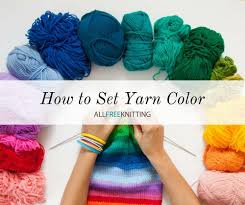 How To Set Yarn Color Allfreeknitting Com