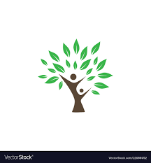 Wellness Tree Logo Icon Design Template