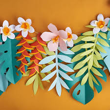 small paper flower templates Сut by