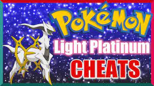 Pokemon Light Platinum Cheats for Master Ball, Legendary, Rare Candy,  Master Ball, Shiny etc - YouTube