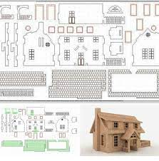 Doll House Plans Paper House Template