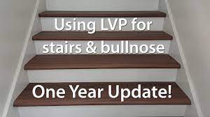diy stairs bullnose using lvp one