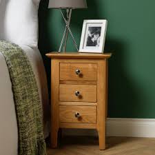 Light Oak Small Bedside Cabinet