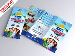 kids summer c trifold brochure