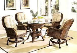 Most seat cushions are attached to the chair with screws from underneath. Dining Room Sets With Chairs On Wheels Dining Chairs Design Ideas Dining Room Furniture Reviews