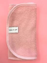 take it off pink makeup removal towel