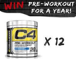 Three Lucky Winners Will Receive 12 Months Worth Of C4 Pre