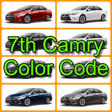 2016 Toyota Camry 7th Generation Check