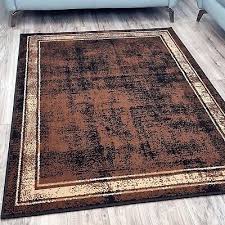 large brown rug border pattern short