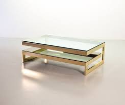 23 Carat Gold Plated Coffee Table With
