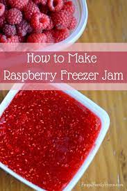 raspberry freezer jam recipe with
