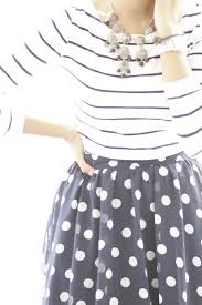 Tips For Wearing Polka Dots And Stripes Creative Fashion