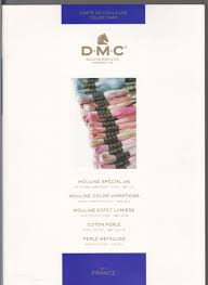 2017 Dmc Color Card Embroidery Floss Pearl Made W Real Thread Samples W100b
