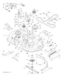 parts diagram for mower deck cutting deck