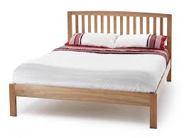 super king size oak wooden bed frame