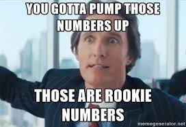 Image result for those are rookie numbers