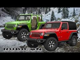 All New Jeep Wrangler Rubicon 2019 2 Door Color Options
