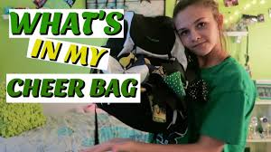 whats in my cheer bag emma marie s
