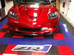 corvette c6 logo for garage floor