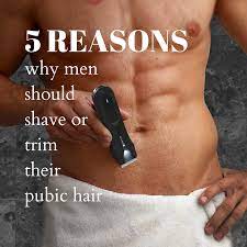 Shave pubic hair male