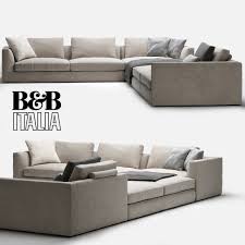 b b italia richard corner sofa 3d model